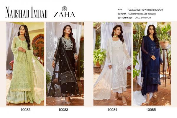 Zaha Naushad Imadad Designer Pakistani Suit Collection